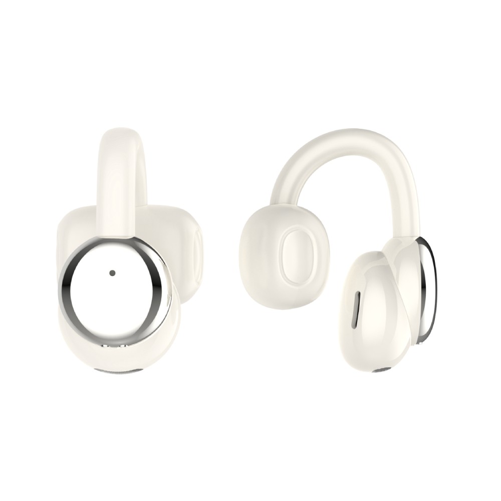 หูฟังไร้สาย QPLUS Open Earbuds TWS Ultra-Light YKS96 White
