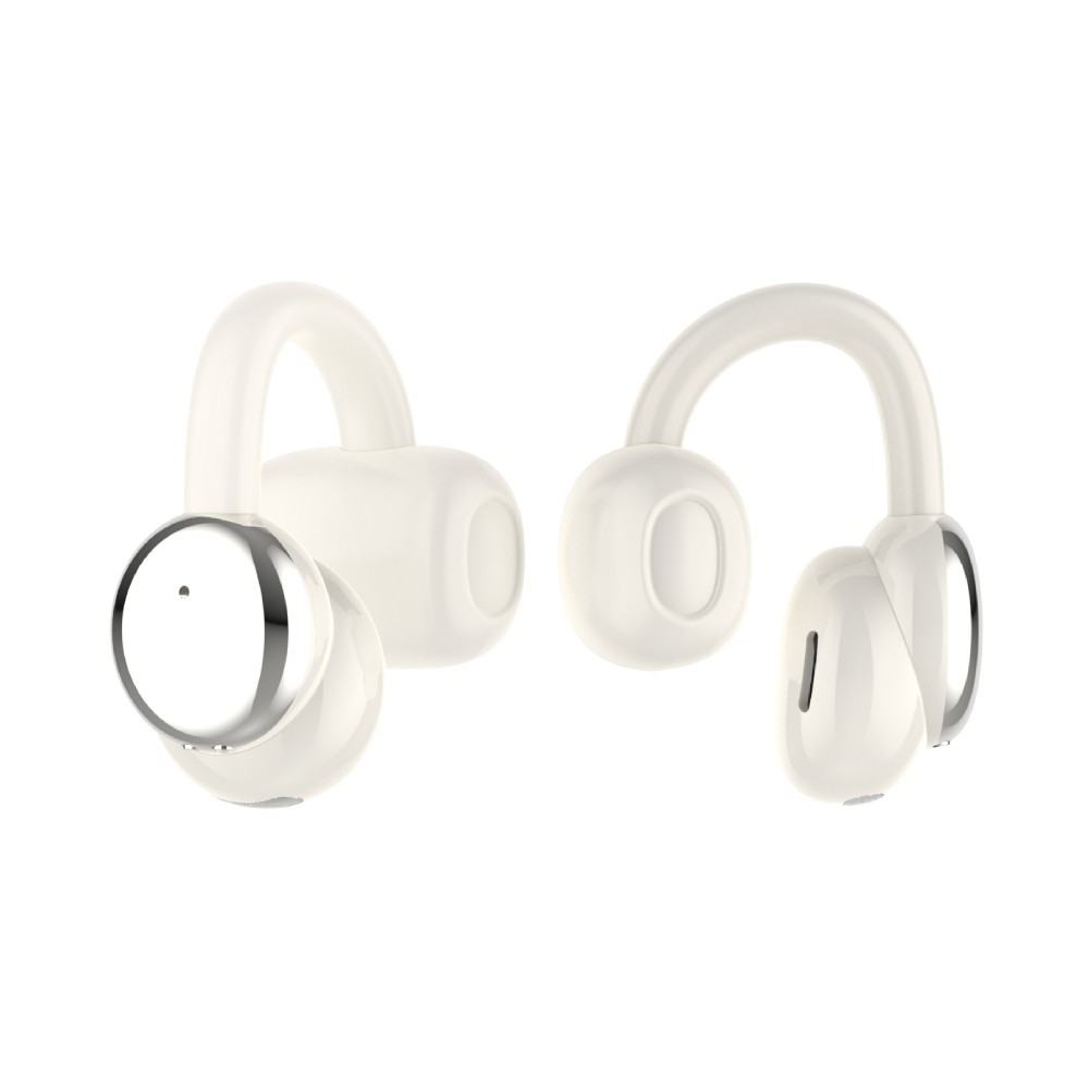 หูฟังไร้สาย QPLUS Open Earbuds TWS Ultra-Light YKS96 White