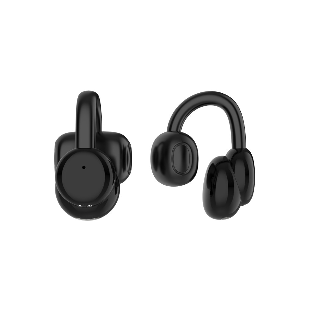 หูฟังไร้สาย QPLUS Open Earbuds TWS Ultra-Light YKS96 Black