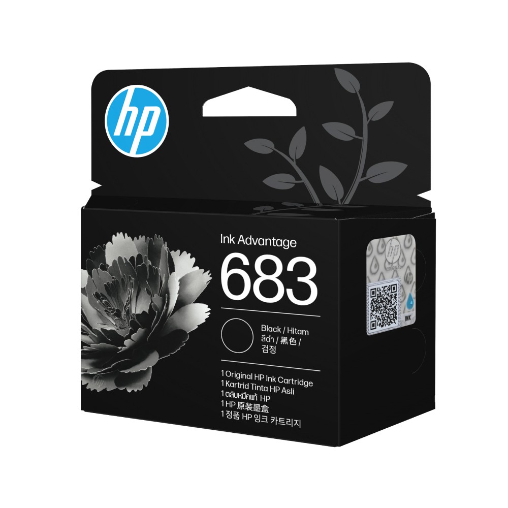 หมึกเครื่องปริ้น HP 683 Black Original Ink Advantage Cartridge