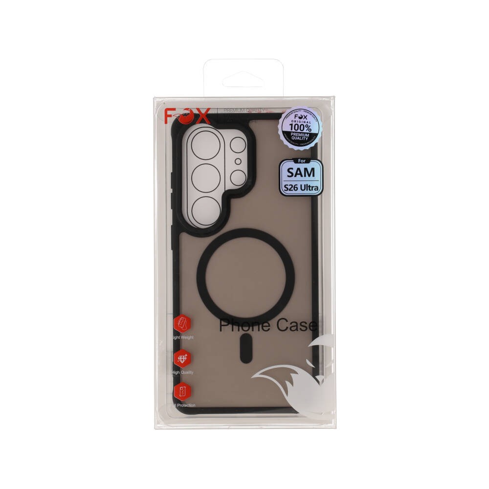 เคส FOX Samsung Galaxy S26 Ultra Matte Black with Magsafe