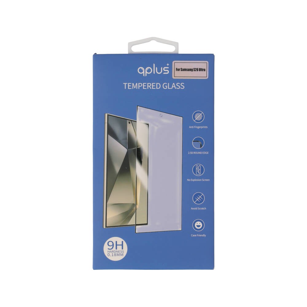 ฟิล์มกันรอย QPLUS Samsung Galaxy S26 Ultra TG Full Frame Clear