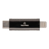 การ์ดรีดเดอร์ TECHPRO Vortex Mini Type C to TF Memory Adapter 3.0 Gunmetel Gray