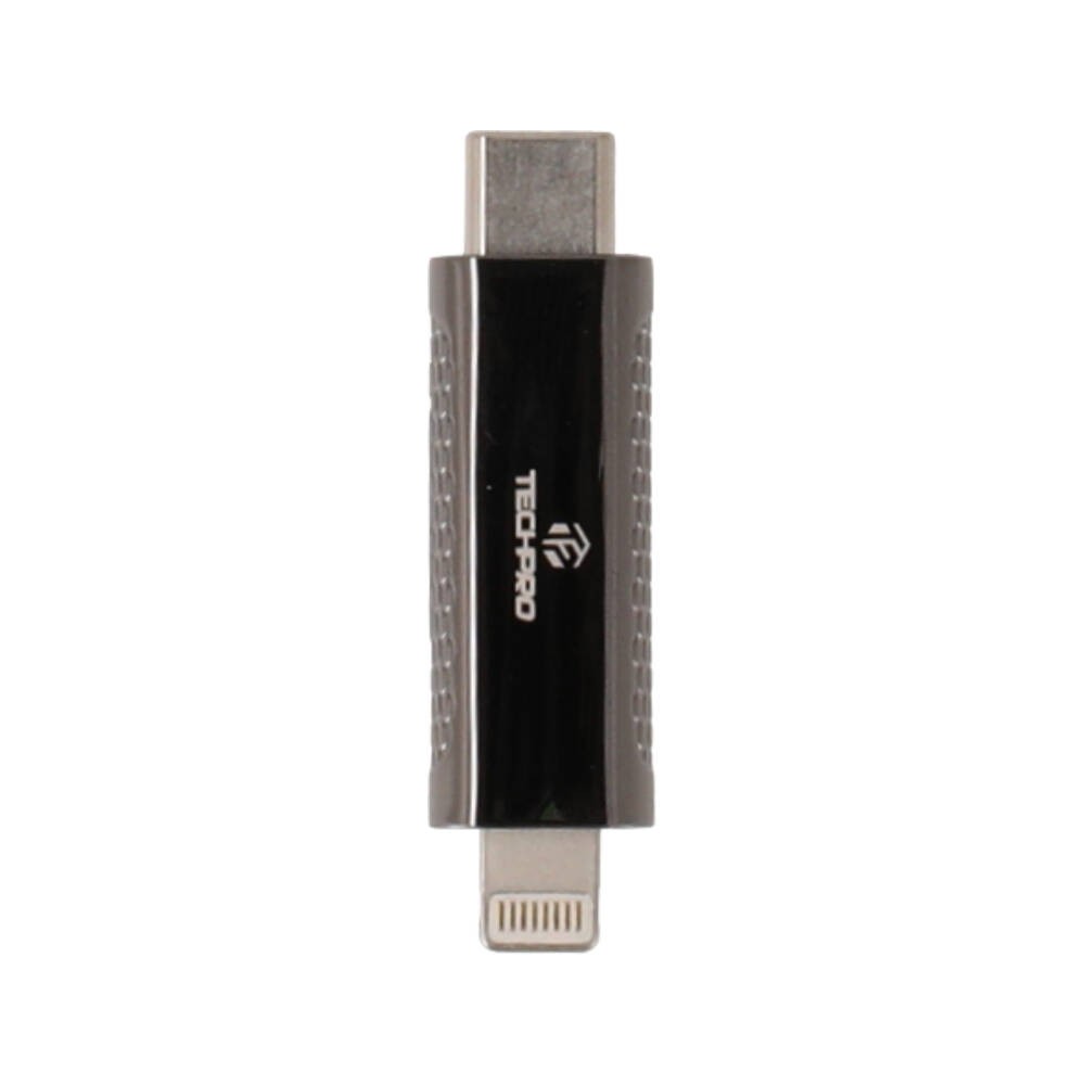การ์ดรีดเดอร์ TECHPRO Vortex Mini Type C to TF Memory Adapter 3.0 Gunmetel Gray