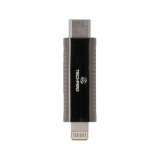 การ์ดรีดเดอร์ TECHPRO Vortex Mini Type C to TF Memory Adapter 3.0 Gunmetel Gray