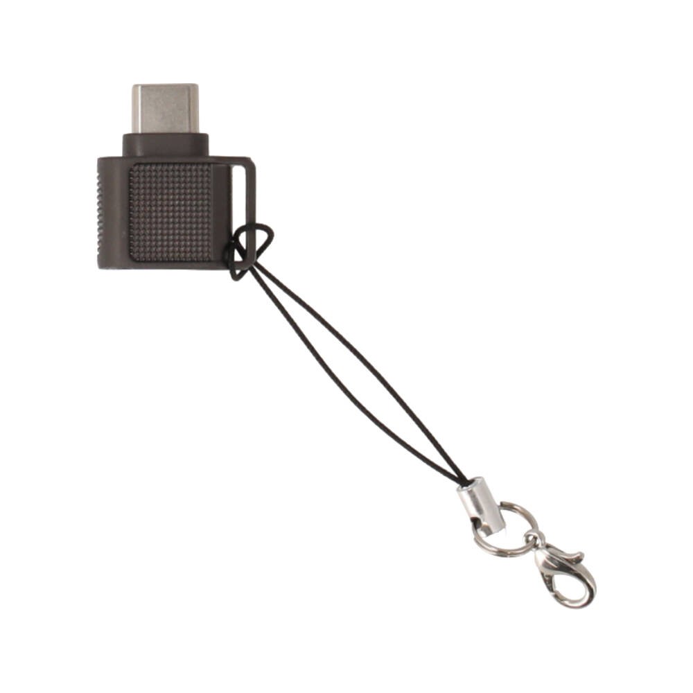 การ์ดรีดเดอร์ TECHPRO Vortex USB-C to TF/Micro SD with Zinc Alloy External Gunmetel Gray