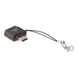 การ์ดรีดเดอร์ TECHPRO Vortex USB-C to TF/Micro SD with Zinc Alloy External Gunmetel Gray