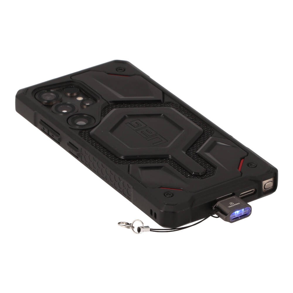 การ์ดรีดเดอร์ TECHPRO Vortex USB-C to TF/Micro SD with Zinc Alloy External Gunmetel Gray