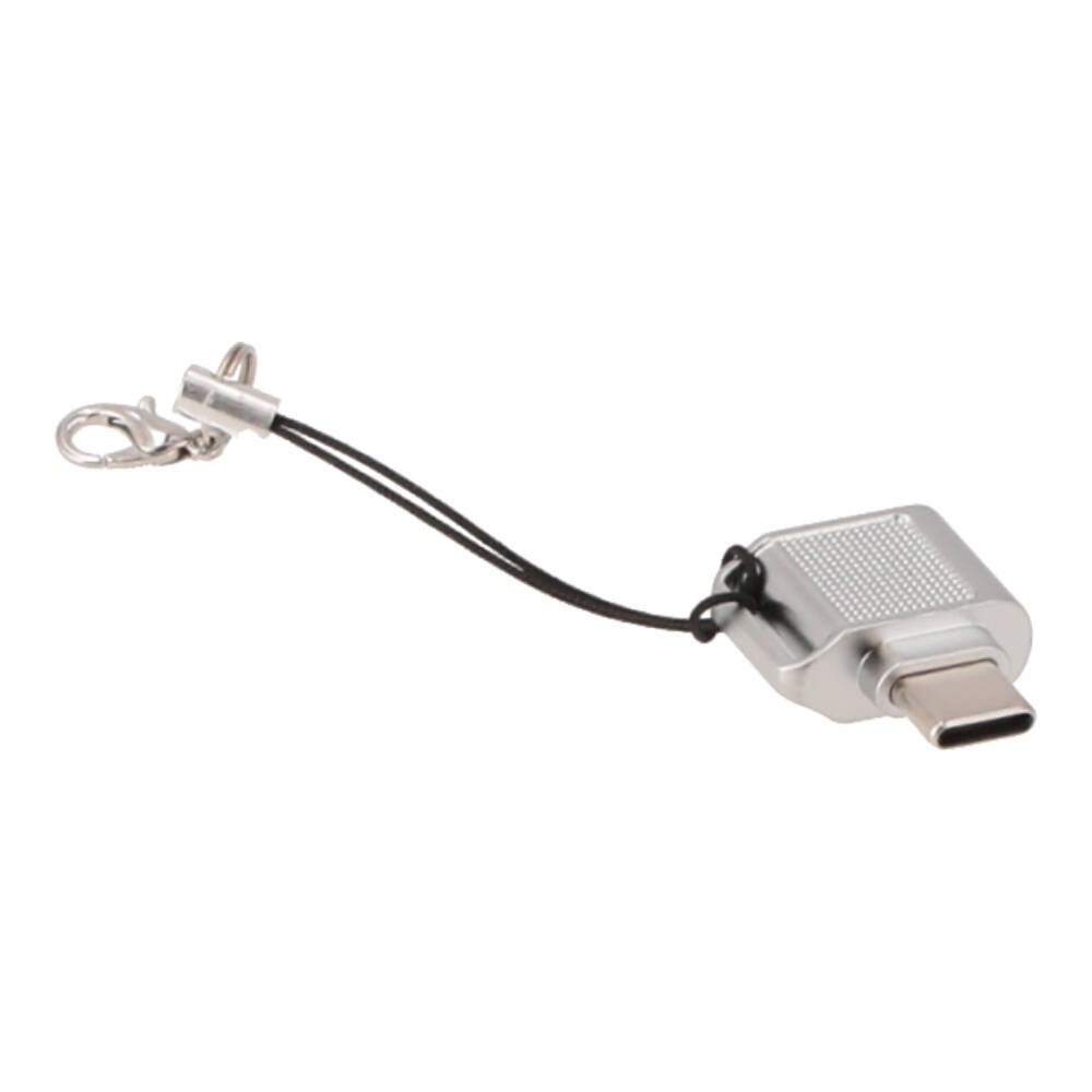 การ์ดรีดเดอร์ Blue Box LinkMate USB-C to TF/Micro SD with Zinc Alloy External Silver