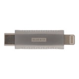 การ์ดรีดเดอร์ Blue Box LinkMate Mini Type C to TF Memory Card Reader Adapter 3.0 Silver