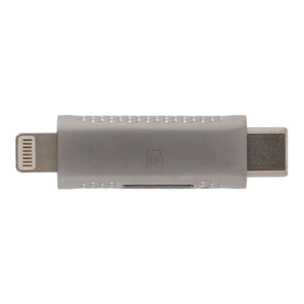 การ์ดรีดเดอร์ Blue Box LinkMate Mini Type C to TF Memory Card Reader Adapter 3.0 Silver