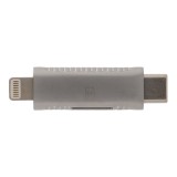 การ์ดรีดเดอร์ Blue Box LinkMate Mini Type C to TF Memory Card Reader Adapter 3.0 Silver