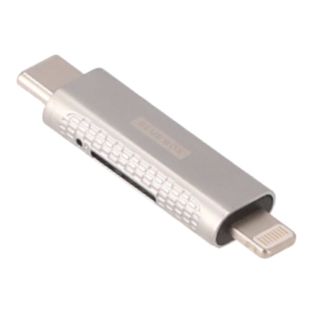 การ์ดรีดเดอร์ Blue Box LinkMate Mini Type C to TF Memory Card Reader Adapter 3.0 Silver