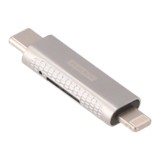 การ์ดรีดเดอร์ Blue Box LinkMate Mini Type C to TF Memory Card Reader Adapter 3.0 Silver