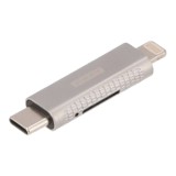 การ์ดรีดเดอร์ Blue Box LinkMate Mini Type C to TF Memory Card Reader Adapter 3.0 Silver