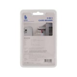 การ์ดรีดเดอร์ Blue Box LinkMate Mini Type C to TF Memory Card Reader Adapter 3.0 Silver
