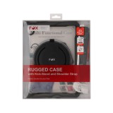 FOX เคส iPad Gen 10/11 (2025) Rugged Case with Kick-Stand and Shoulder Strap Black