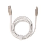 สายชาร์จ TECHPRO USB-C to Lightning 27W Flex Link White (TP-C08)