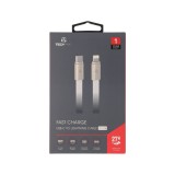 สายชาร์จ TECHPRO USB-C to Lightning 27W Flex Link White (TP-C08)