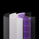 ไส้กรองเครื่องฟอกอากาศ Xiaomi Smart Air Purifier 4 Compact Filter Pro Purple