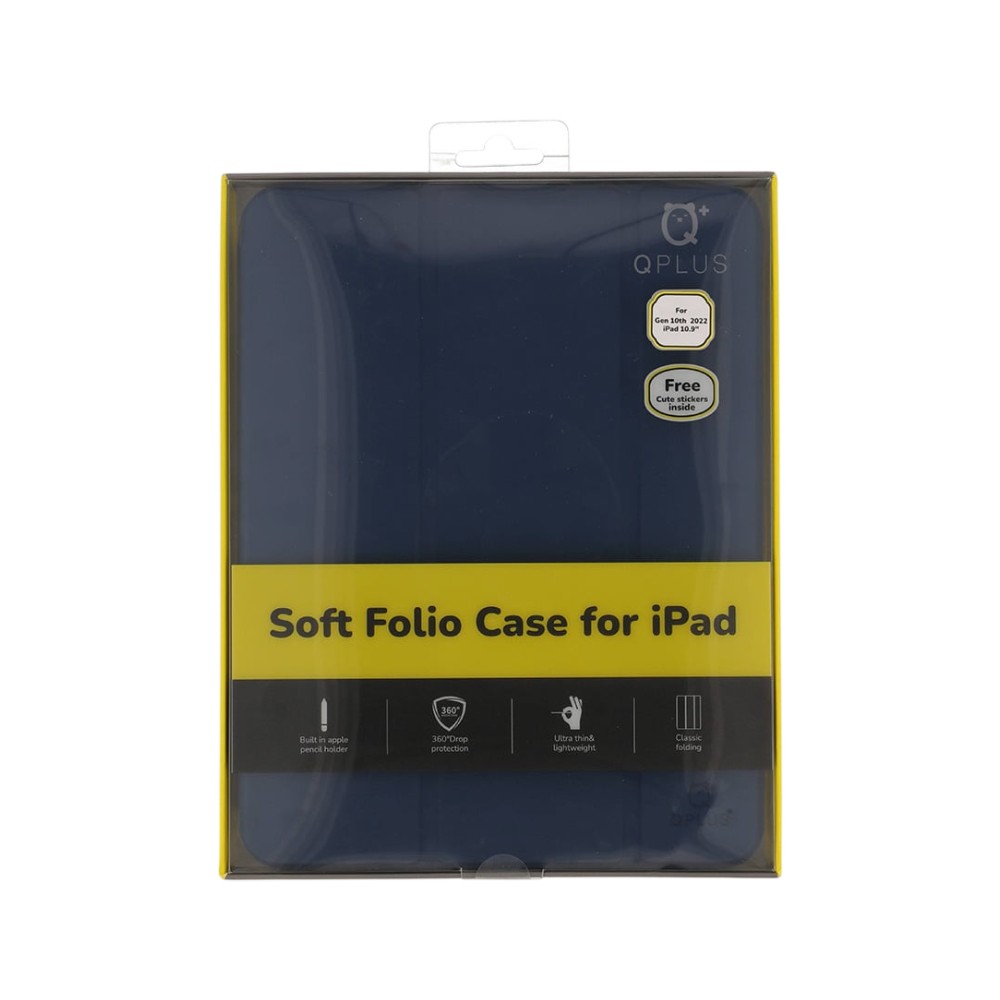 เคส QPLUS iPad Gen 11 (2025)/Gen 10 Trifold Navy