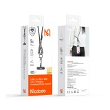 สายคล้องโทรศัพท์ MCDODO 60W 2 in 1 USB-C to USB-C Charging Lanyard 1.2m Black