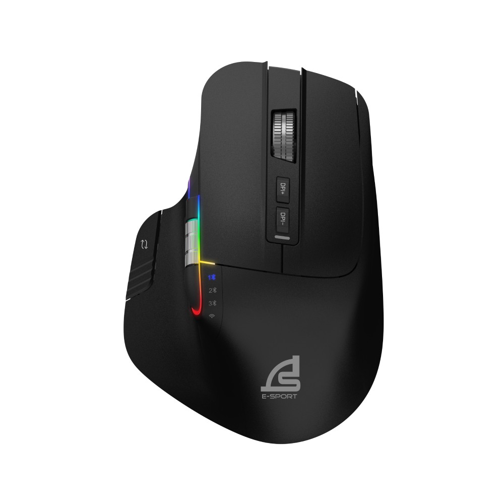เมาส์เกมมิ่ง Signo Tri-Mode Wireless XORRUS WG-913 Black