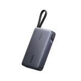 พาวเวอร์แบงค์ Ugreen 20000 mAh (1C1A) Built-in Cable 85166B Black (CCC)