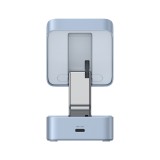 ที่ชาร์จไร้สาย Ugreen 2-in-1 Qi2.2 25W Magflow Foldable Magnetic Stand Blue (55960B)