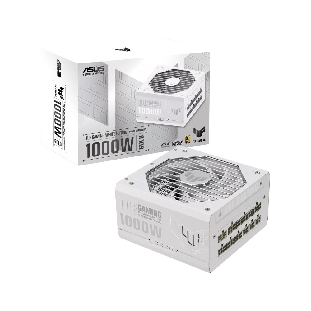 พาวเวอร์ซัพพลาย ASUS TUF Gaming 1000W Gold White Edition
