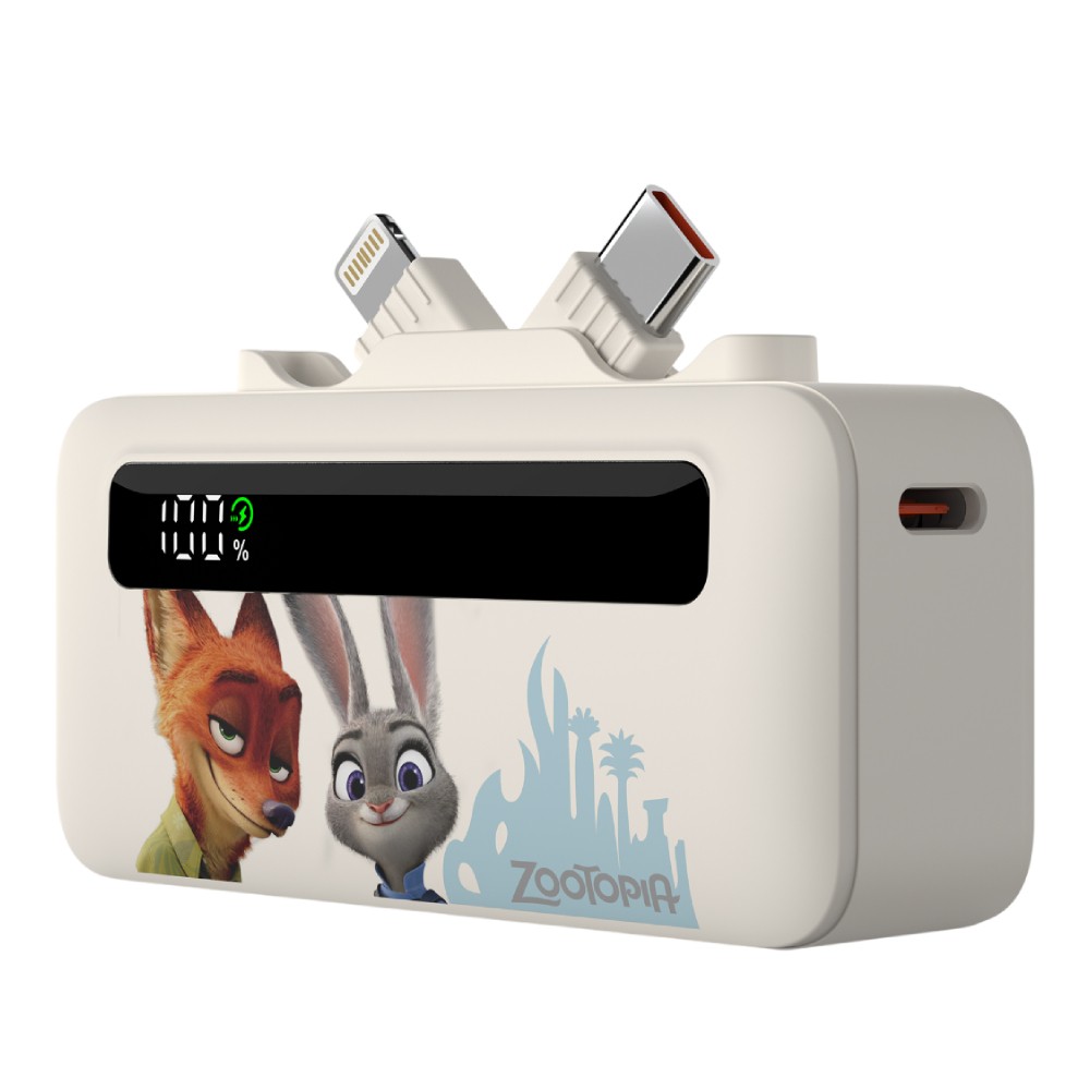 VEGER x Disney พาวเวอร์แบงค์ 5000 mAh B93-B-N&J2 (CCC)