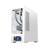 เคสคอมพิวเตอร์ WJCOOLMAN 215 ATX-X White (WC-CGC-215ATXX-W)