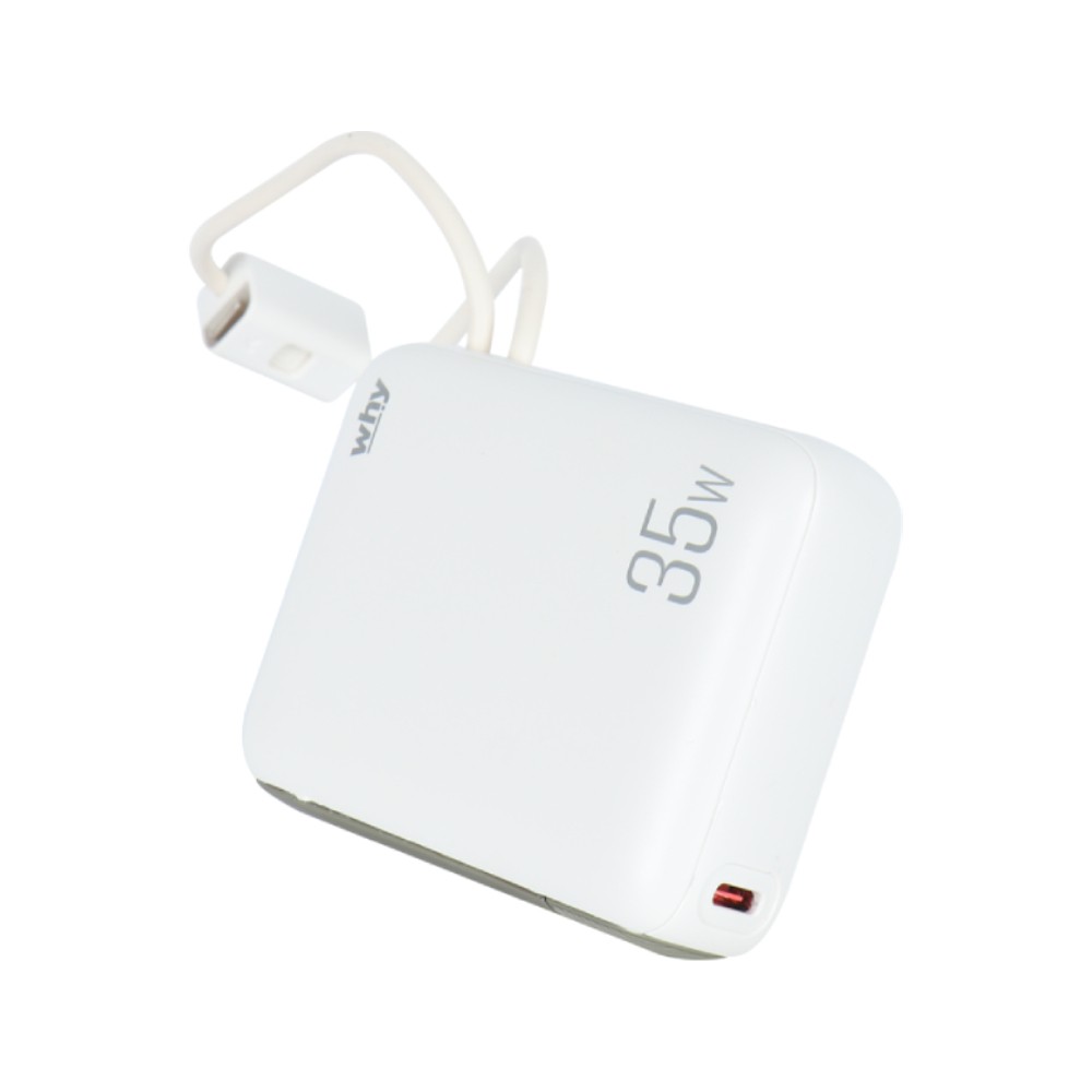 พาวเวอร์แบงค์ WHY 10000 mAh PD35W Puri PB-108E Beige (CCC)