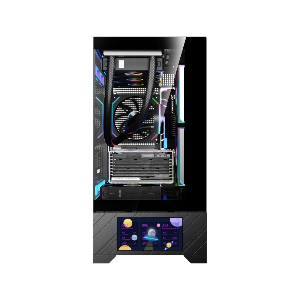 เคสคอมพิวเตอร์ WJCOOLMAN 215 MATX-X Black (WC-CGC-215MATXX-K)