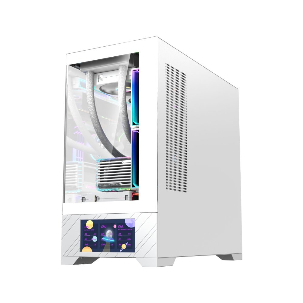 เคสคอมพิวเตอร์ WJCOOLMAN 215 MATX-X White (WC-CGC-215MATXX-W)