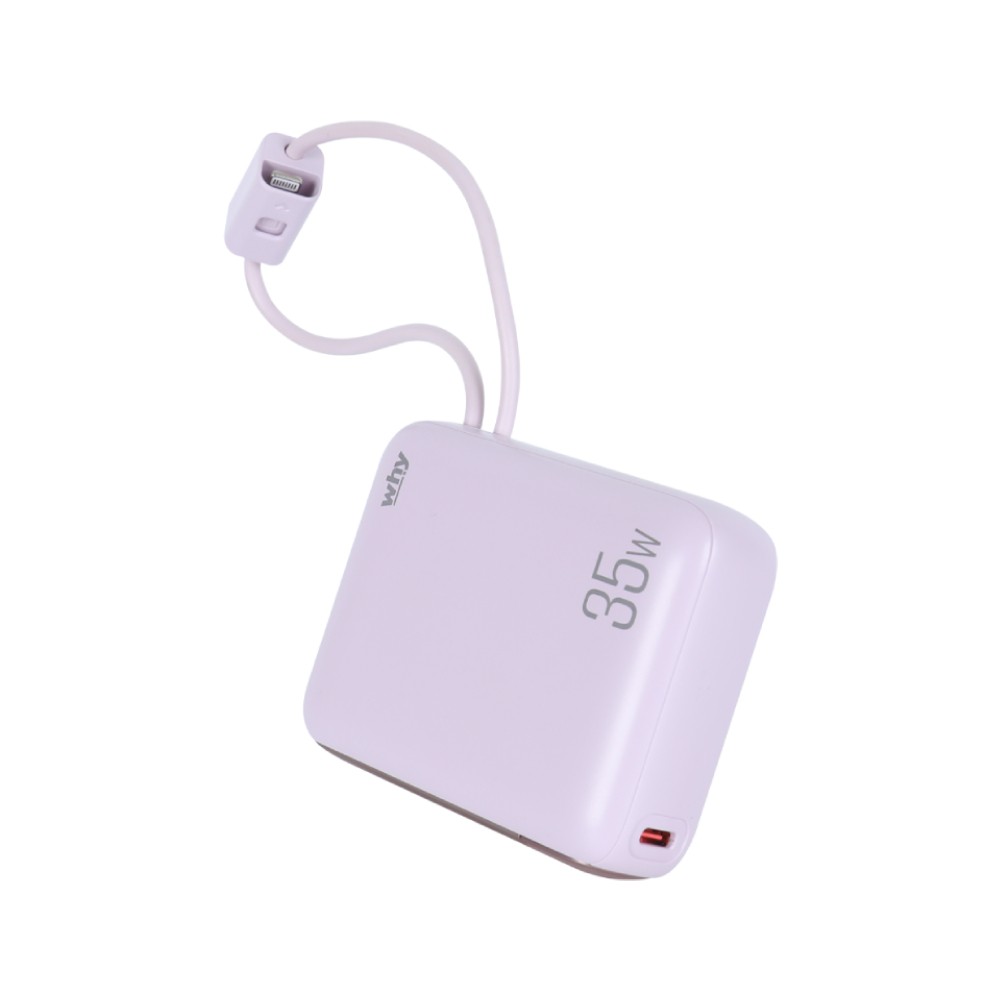 พาวเวอร์แบงค์ WHY 10000 mAh PD35W Puri PB-108E Purple (CCC)