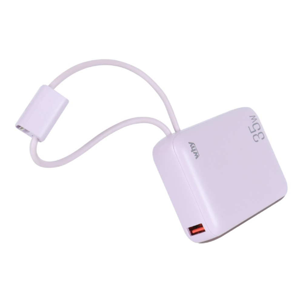 พาวเวอร์แบงค์ WHY 10000 mAh PD35W Puri PB-108E Purple (CCC)