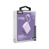 พาวเวอร์แบงค์ WHY 10000 mAh PD35W Puri PB-108E Purple (CCC)