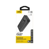 พาวเวอร์แบงค์ WHY 20000 mAh PD22.5W Nikko PB-203E Black (CCC)