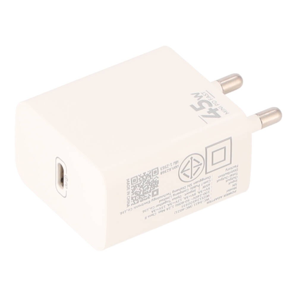 อะแดปเตอร์ Blue Box Wall USB Charger 1 USB-C (45W) White