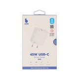 อะแดปเตอร์ Blue Box Wall USB Charger 1 USB-C (45W) White