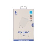 อะแดปเตอร์ Blue Box Wall USB Charger 1 USB-C (25W) White