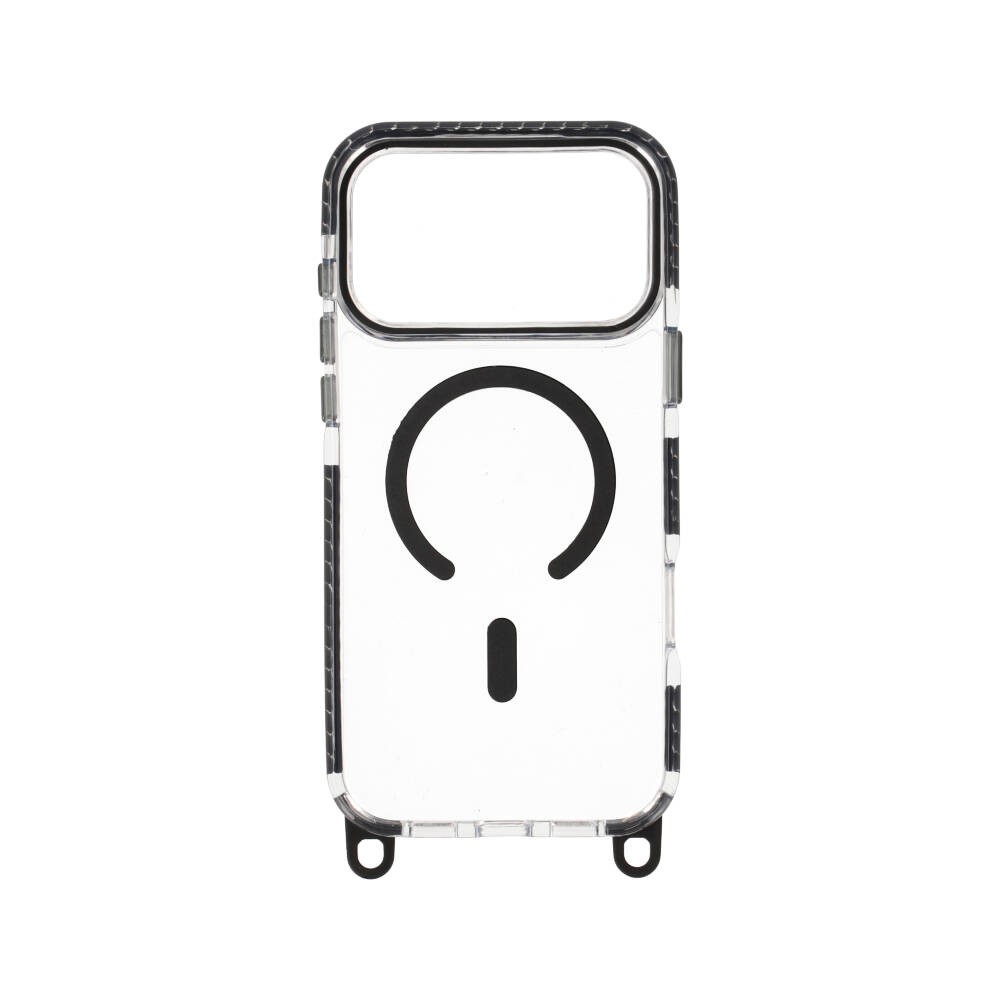 เคส Blue Box iPhone 17 Pro Max LanyardFlex Clear Black