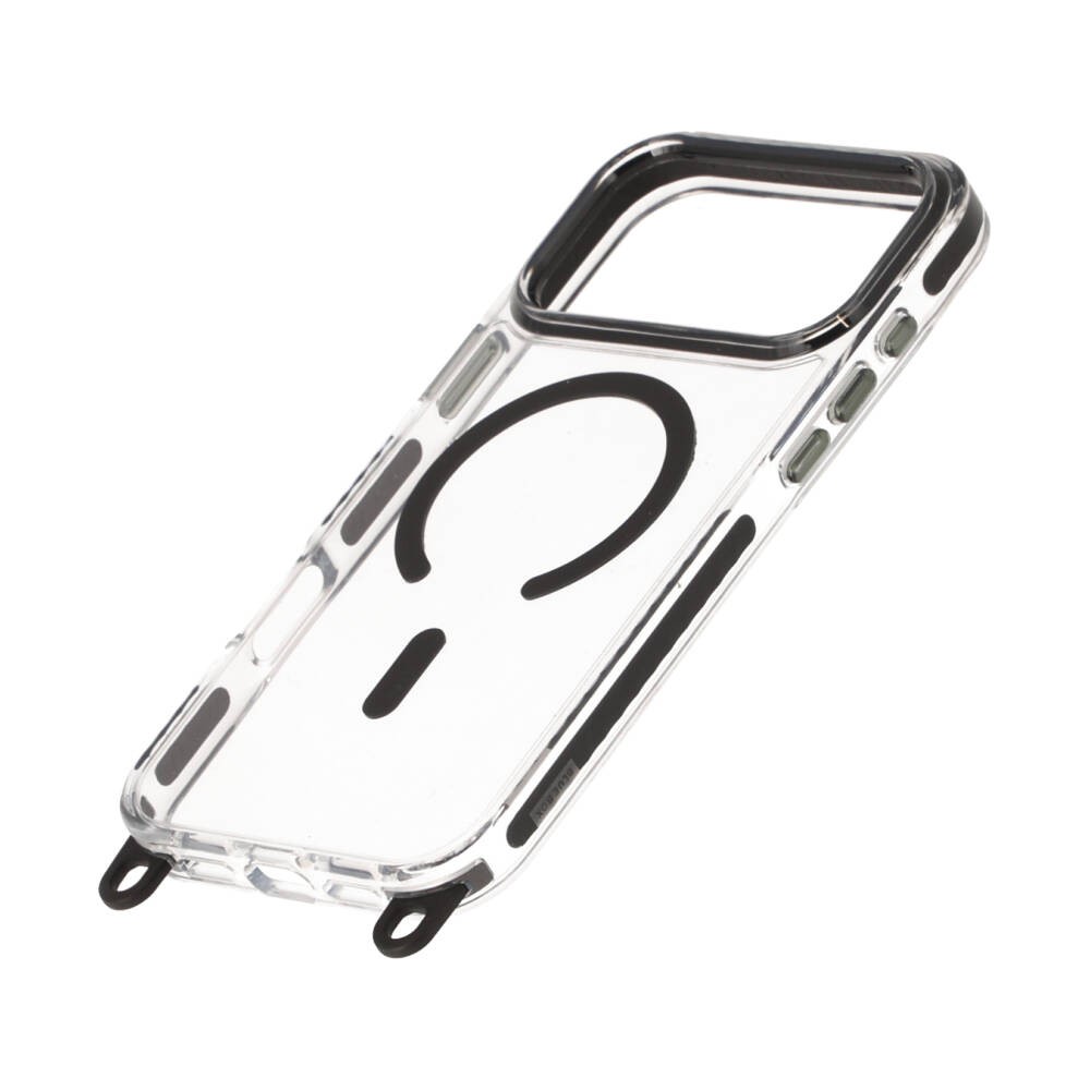 เคส Blue Box iPhone 17 Pro Max LanyardFlex Clear Black