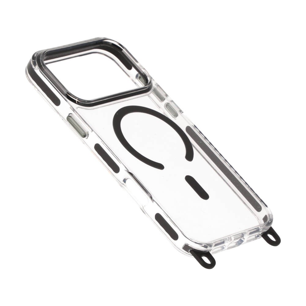 เคส Blue Box iPhone 17 Pro Max LanyardFlex Clear Black