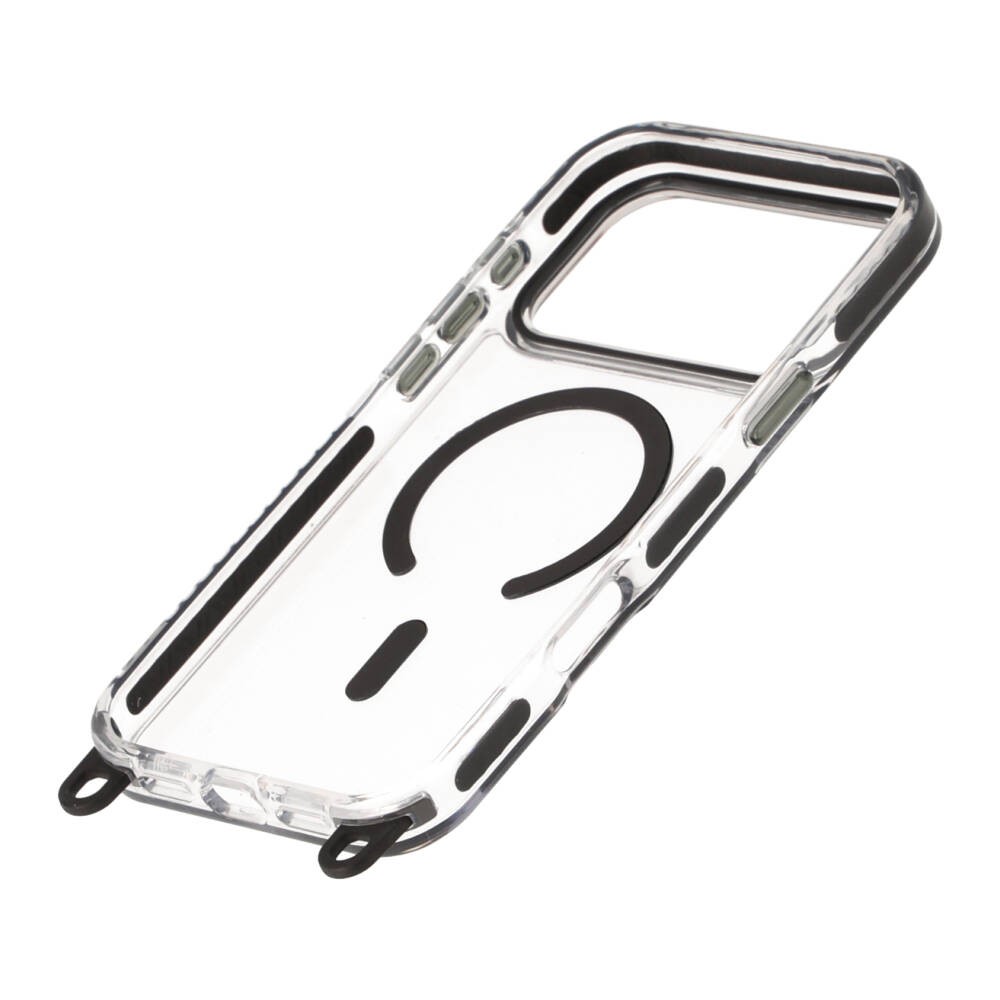 เคส Blue Box iPhone 17 Pro Max LanyardFlex Clear Black