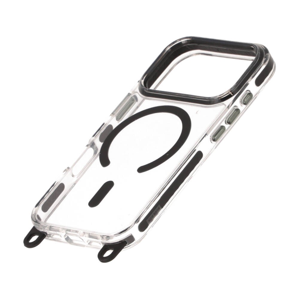 เคส Blue Box iPhone 17 Pro LanyardFlex Clear Black