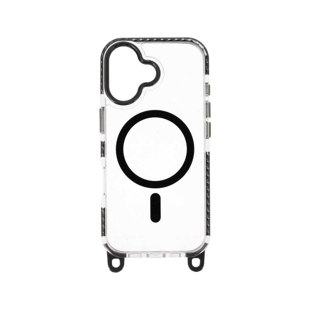 เคส Blue Box iPhone 17 LanyardFlex Clear Black
