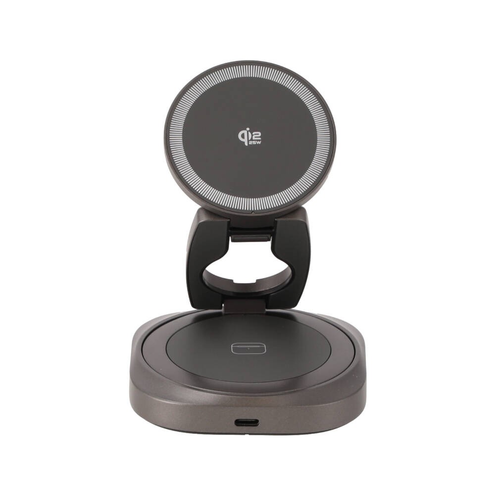 ที่ชาร์จไร้สาย TITANV 3-in-1 Qi2.2 Magstudio Wireless Charger Foldable 25W Gray (Y329)