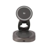 ที่ชาร์จไร้สาย TITANV 3-in-1 Qi2.2 Magstudio Wireless Charger Foldable 25W Gray (Y329)